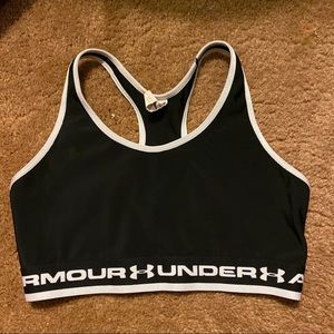 Black Under Armour Sports bra